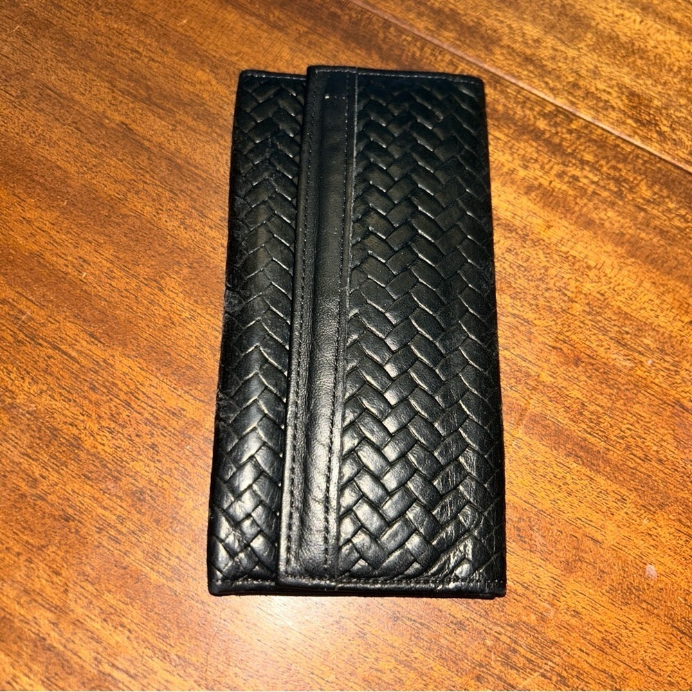 Rolfs Black Leather Wallet